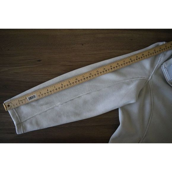 Women’s White Spyder Core Sweater Zip Up Jacket Size XL Stains - Picture 6 of 9